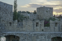 Die Stadtmauer von Rhodos
